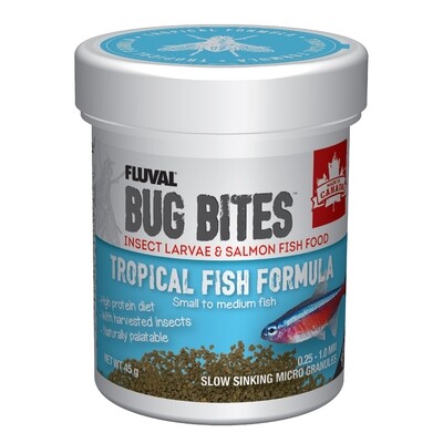 Nutrafin - Bug Bites Tropical Fish S-M 45g