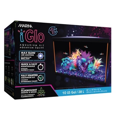 Marina - iGlo 10G Aquarium Kit, 10 gal.