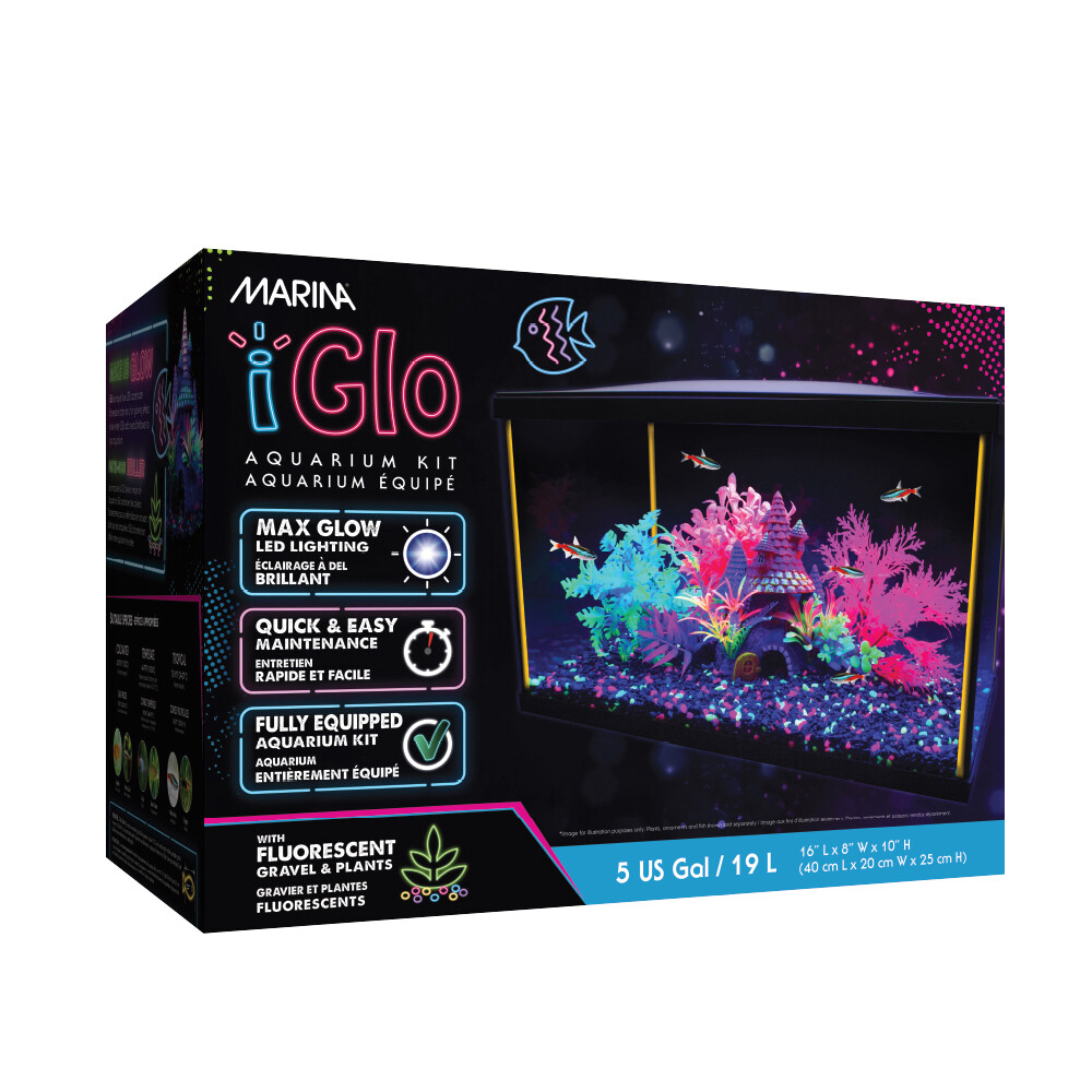 Marina - iGlo 5G Aquarium Kit, 5 gal.