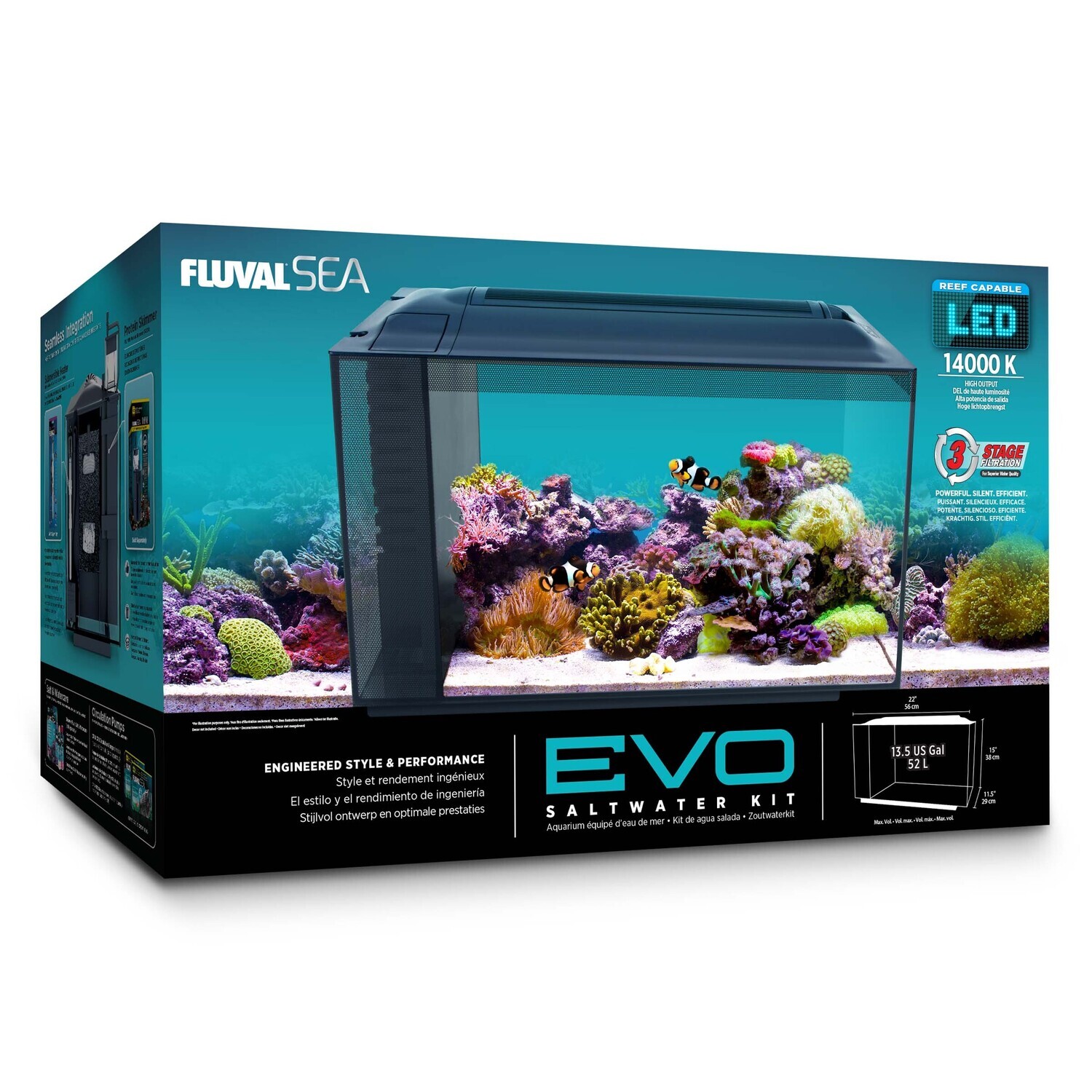 Fluval Sea Evo 13.5 Gallon Aquarium