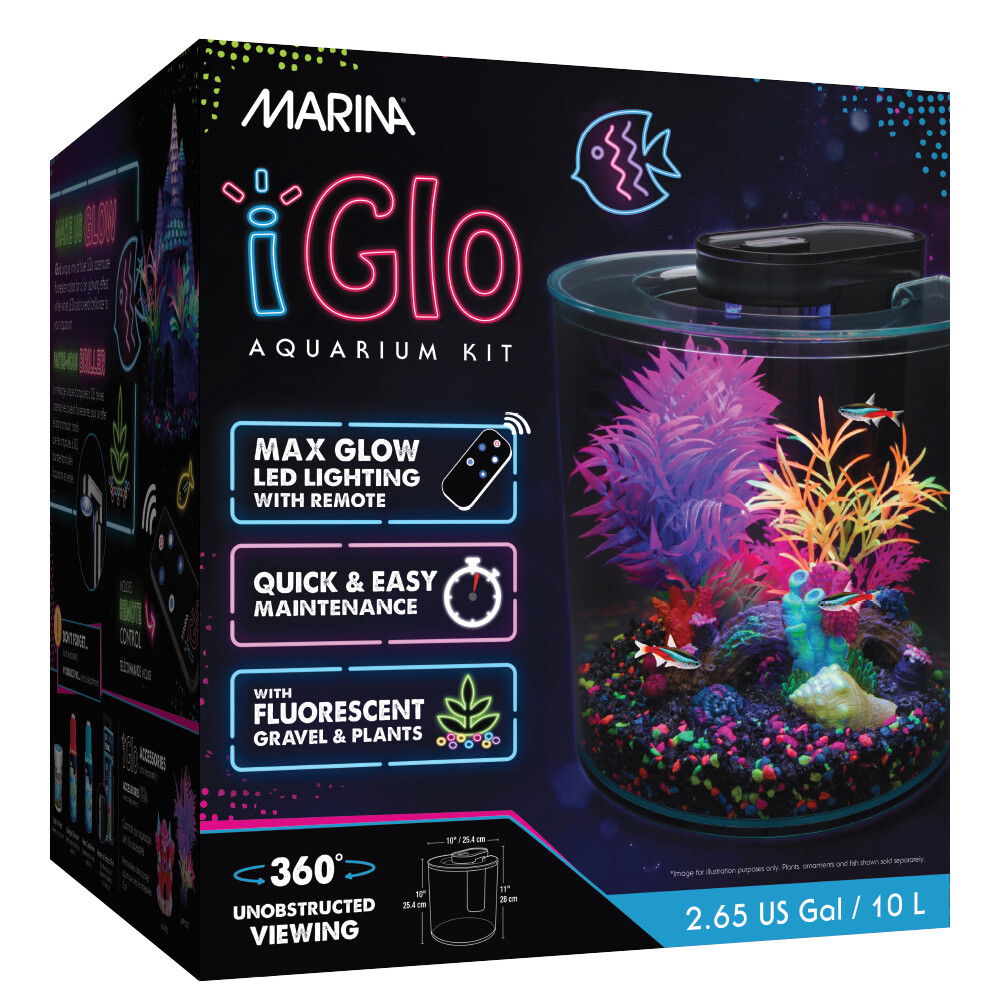 Marina - iGlo 360 Aquarium Kit, 2.65 gal.