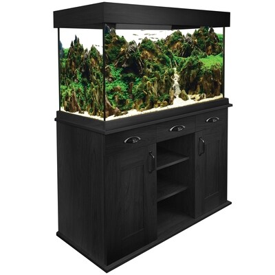 Fluval Shaker Aquarium Set 66.5 Gallon, Colour: Fluval Shaker Black Oak Aquarium Set