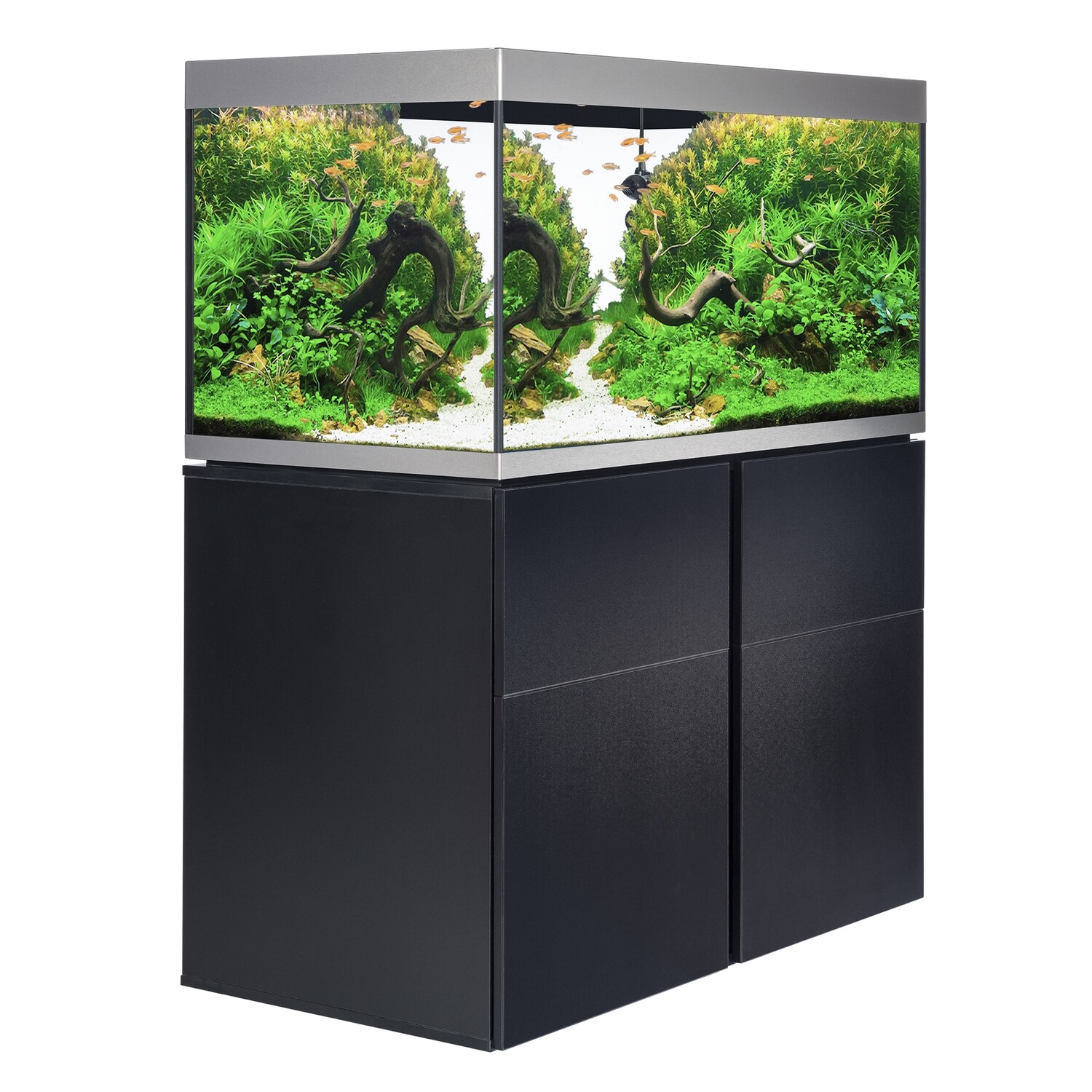 Fluval Siena Aquarium Kit - 332 L (88 US gal), Colour: Fluval Siena Aquarium Kit - Black