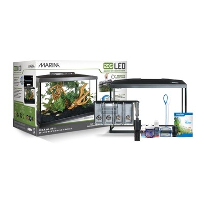 Marina - 20 Gallon LED Aquarium Kit