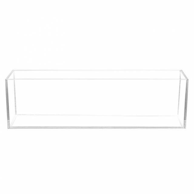 AquaTop High Clarity Bookshelf Style Aquarium 12 Gallons 8.25&quot;x35.4&quot;x9.5&quot;