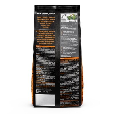 Tropimix Formula for Small Parrots - 1.8 kg (4 lb)