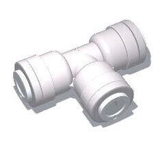 MUR-LOK 1/4&quot;x1/4&quot;x1/4&quot; Quick-Connect-T-Fitting