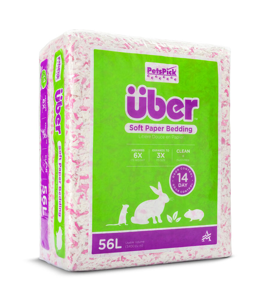 MOQ8 Über Paper Bedding  white/pink