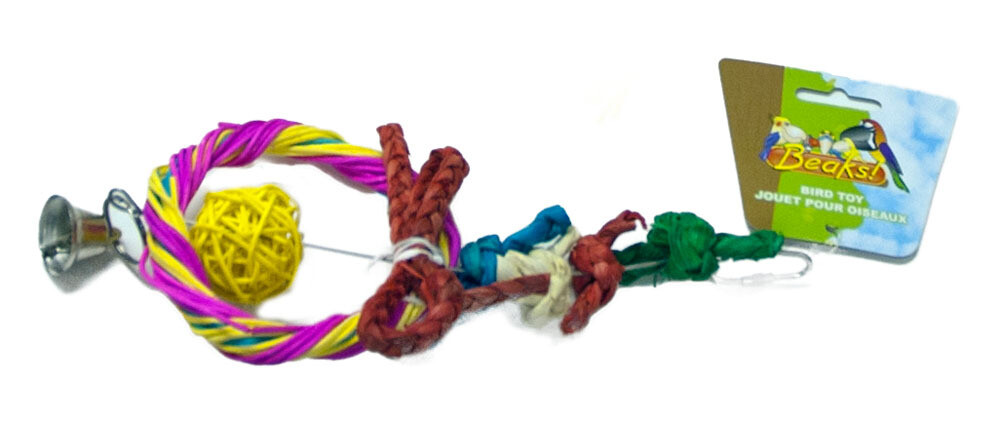 Bird Toy Swinging Hoop 9.5in