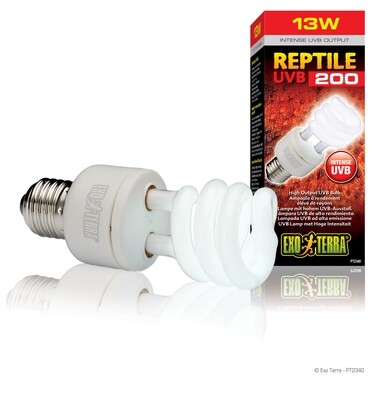 Exo Terra - Reptile UVB200 High Output UVB Bulb - 13 W