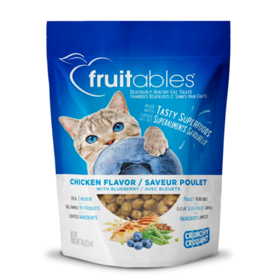 Fruitables Cat Crunchy Treats Chicken &amp; Blueberry 70 g