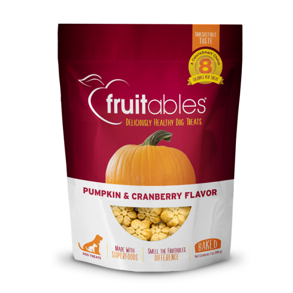 Fruitables Dog Pumpkin &amp; Cranberry Crunchy Treats 198 g