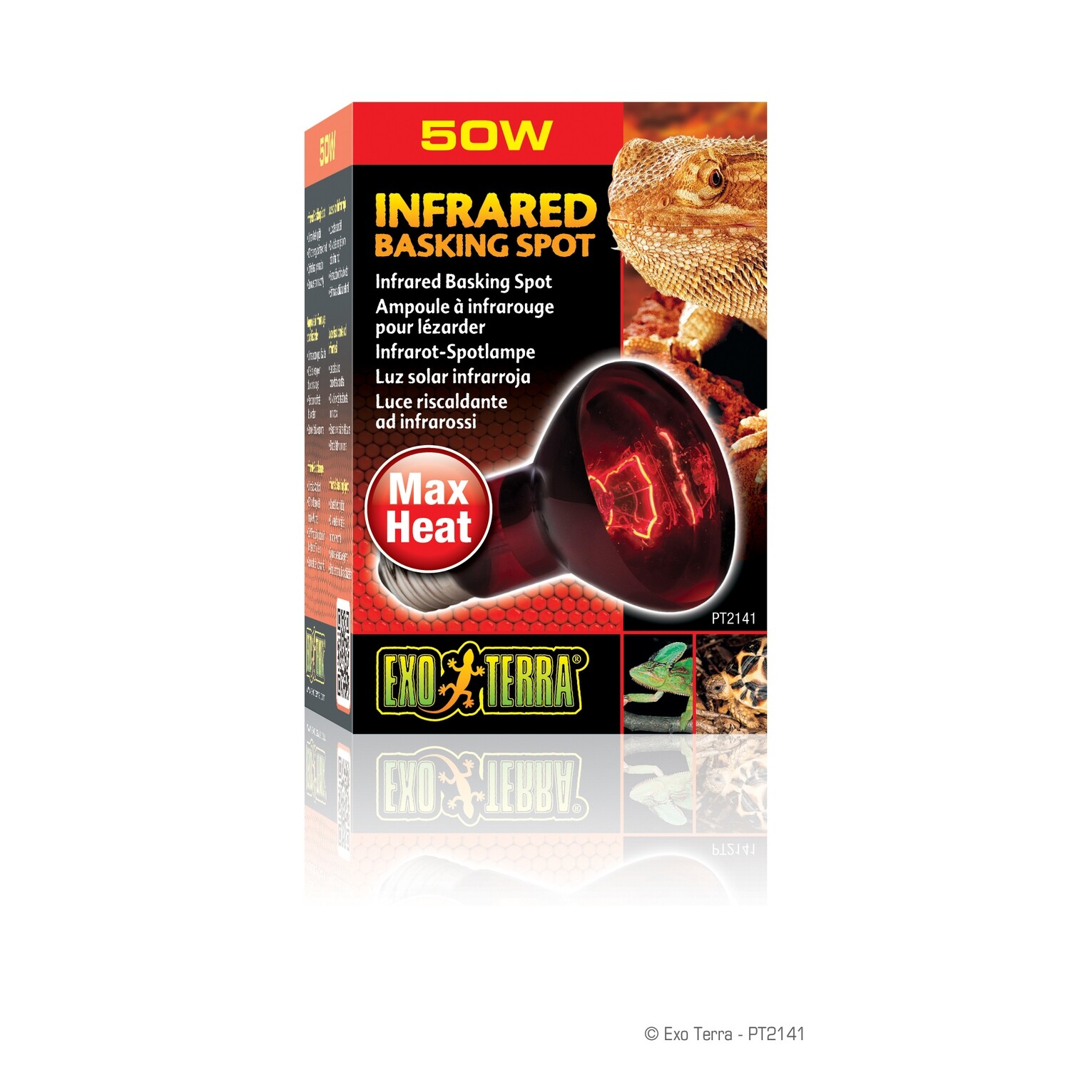 Exo Terra - Infrared Basking Spot Lamp 50 Watt