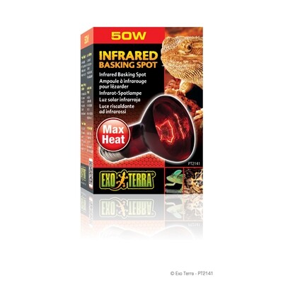 Exo Terra - Infrared Basking Spot Lamp 50 Watt
