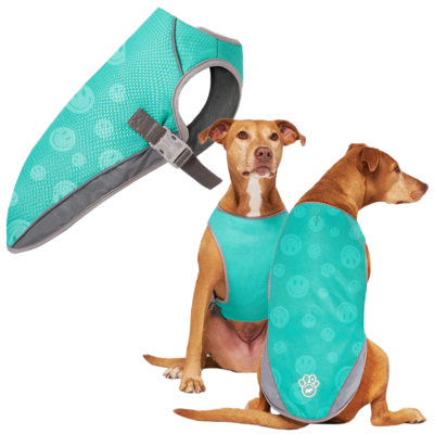 Canada Pooch Chill Seeker Cooling Vest WetRveal Smiley