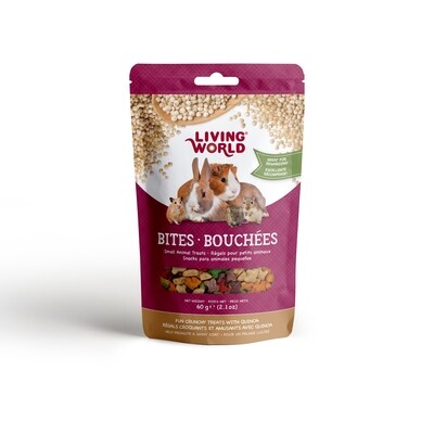 Living World Small Animal Bites with Quinoa - 60 g (2.1 oz)