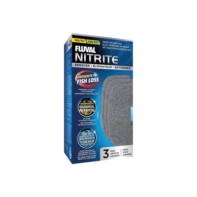 Fluval - 107/207 Nitrite Remover Pad, 3pcs