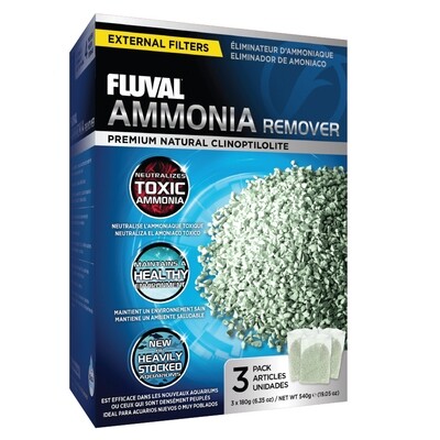 Fluval - Ammonia Remover - 3 x 180 g (6.3 oz)