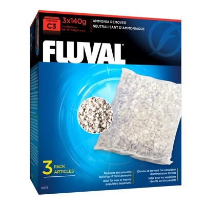 Fluval - C3 Ammonia Remover 3x140g