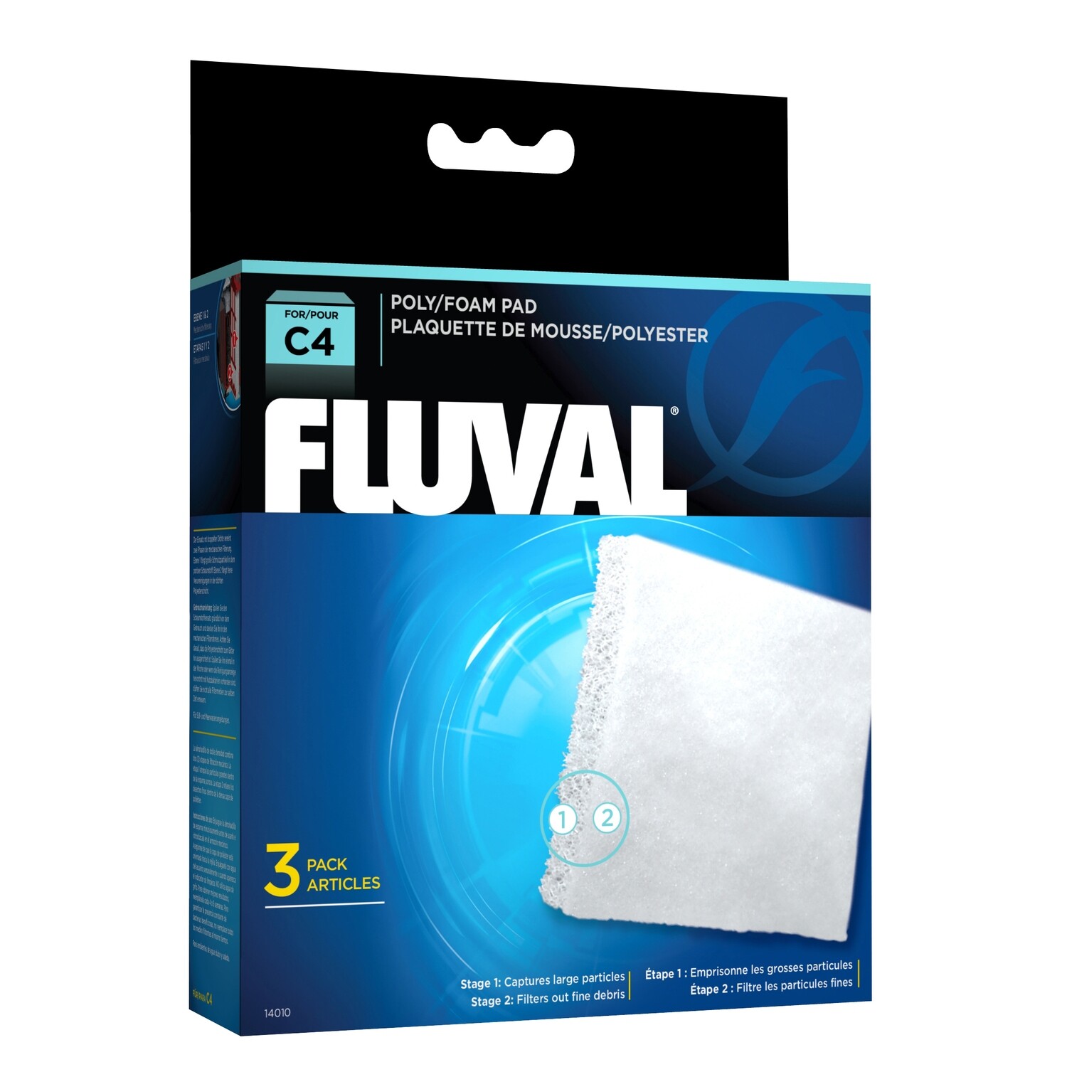 Fluval - C4 Poly/Foam Pad 3pk