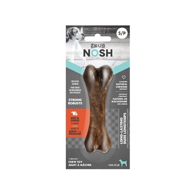 Zeus NOSH STRONG Chew Bone - Beef &amp; Cheese Flavor - Small - 11 cm (4.5 in)