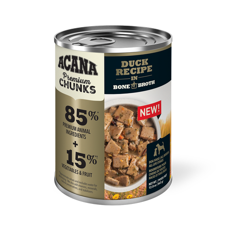 MOQ12 ACANA Premium Chunks - Beef Recipe in Bone Broth