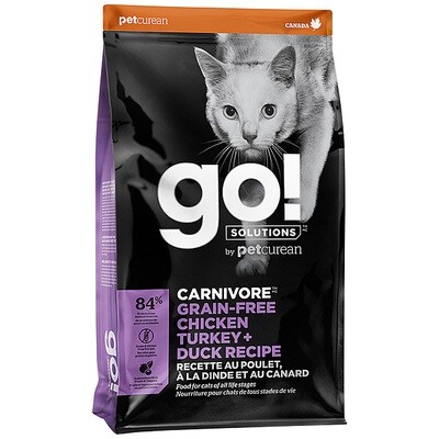 SPO- GO! Carnivore Chicken, Turkey &amp; Duck 8LB | Cat