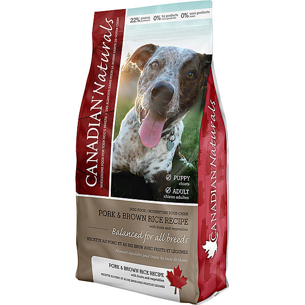 Canadian Naturals Pork &amp; Brown Rice 30LB