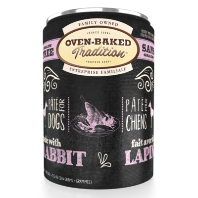 Oven-Baked Tradition Dog Adult Rabbit Pate 12.5 oz