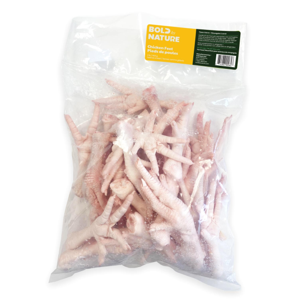 Bold Raw Dog Frozen Whole Chicken Feet 2 lb