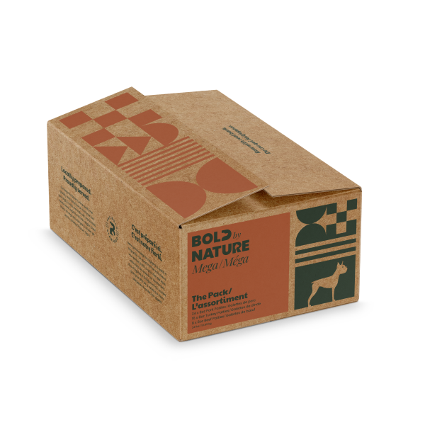 Bold by Nature Dog Mega Variety Pack Chkn Free Patties 24 lb