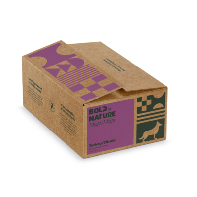 Bold by Nature Dog Mega Turkey Patties 24 lb
