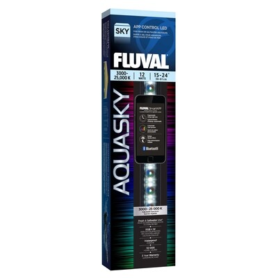 DSC Fluval Aquasky LED with Bluetooth - 12 W - 38-61 cm (15-24 in)