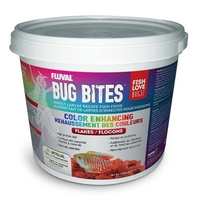 Fluval Bug Bites Colour Enhancing Flakes 1Kg