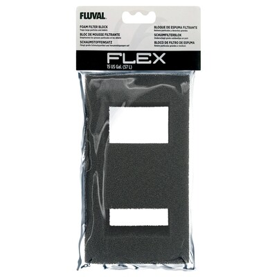 Fluval - Flex 15g Black Foam Filter Insert