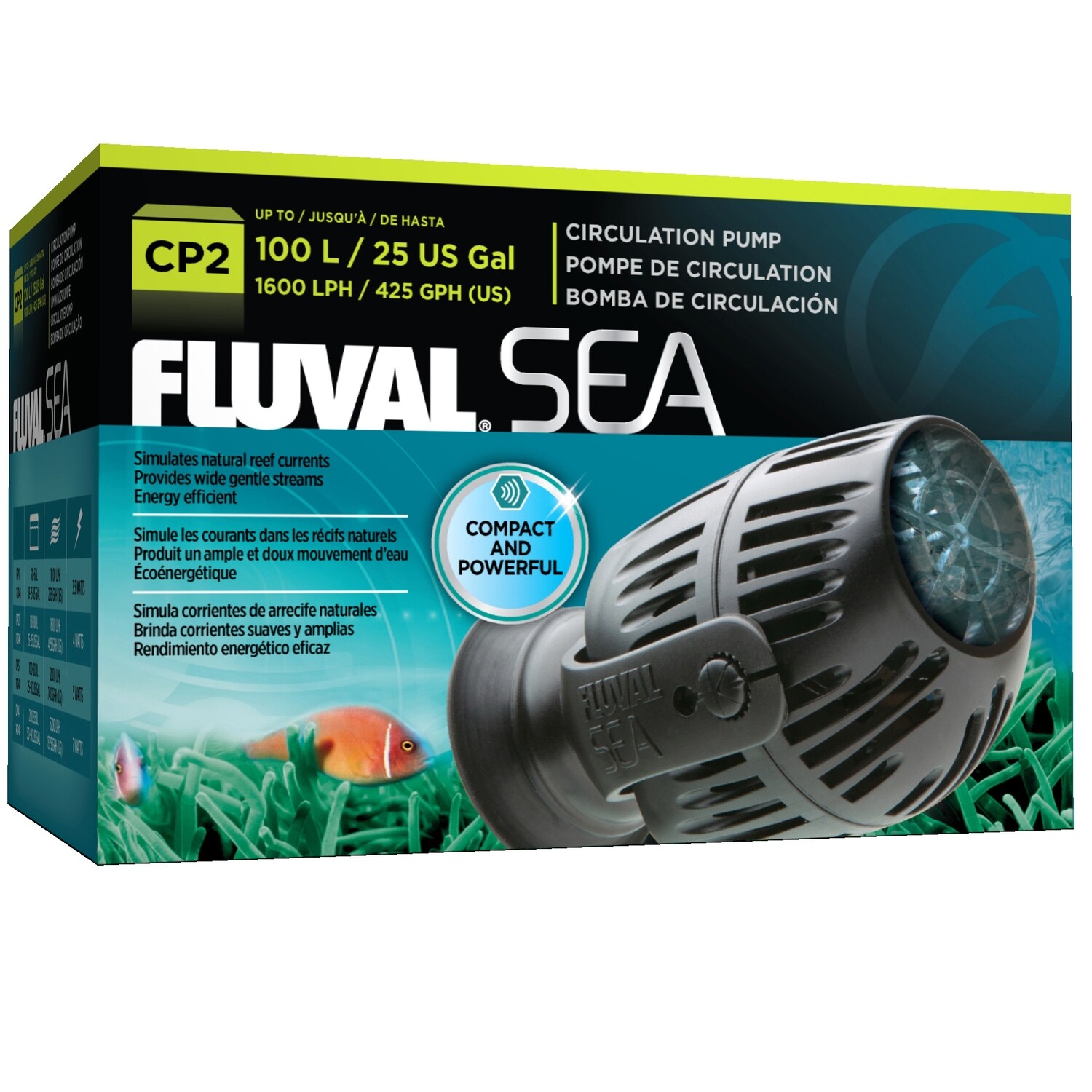 Fluval - Sea CP2 Circulation Pump - 4 W - 1600 LPH (425 GPH)