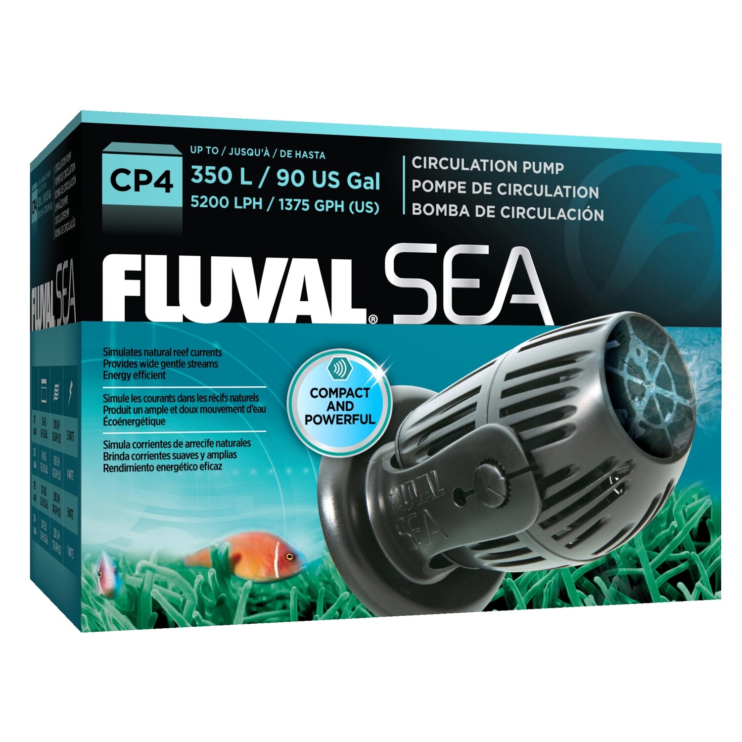 Fluval - Sea CP4 Circulation Pump - 7 W - 5200 LPH (1375 GPH)