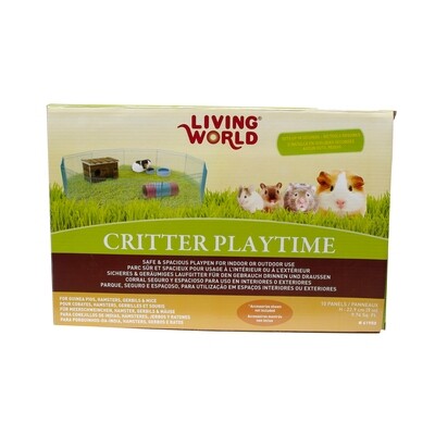 Living World Critter - Playtime - 34.29 L x 22.86 H cm (13.5 L x 9 H in)