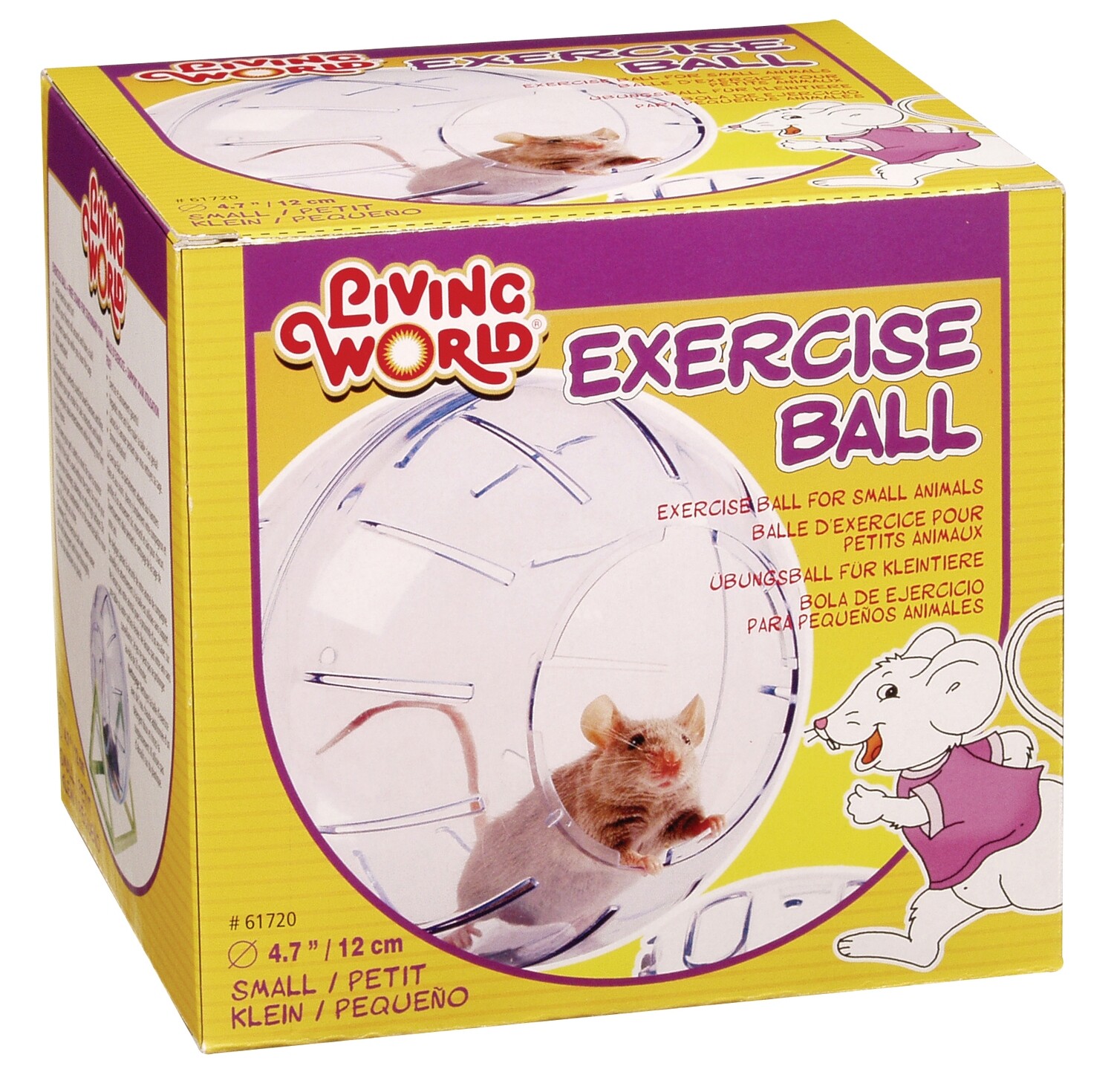 Living World Exercise Ball with Stand - Small