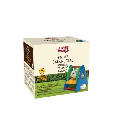 Living World Playground Swing - 8.5 x 12.5 x 9.5 cm (3.3 x 4.9 x 3.7in)