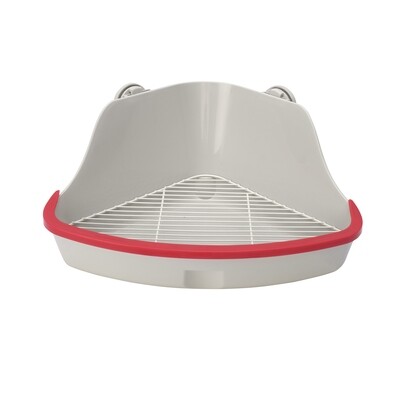 Living World Small Animal Corner Litter Pan - Gray