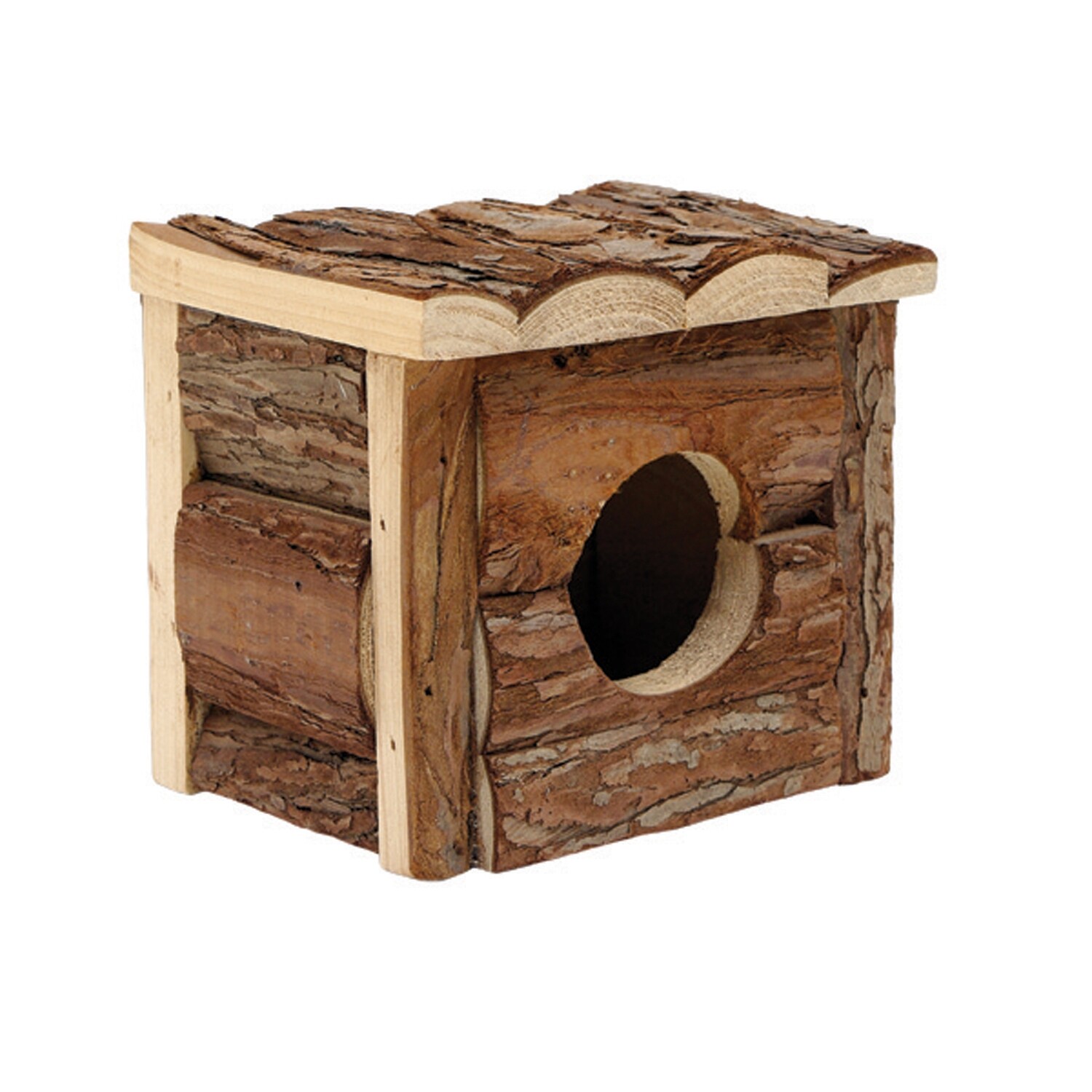 Living World Tree House Real Wood Cabin - Small - 15.5 cm (6in) L x 15.5 cm (6in) W x 15 cm (5.75in)