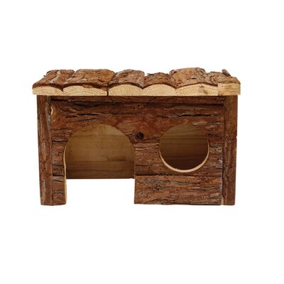 Living World Tree House Real Wood Cabin - Medium - 28 cm (11in) L x 17.5 cm (7in) W x 17.5 cm (7in) H