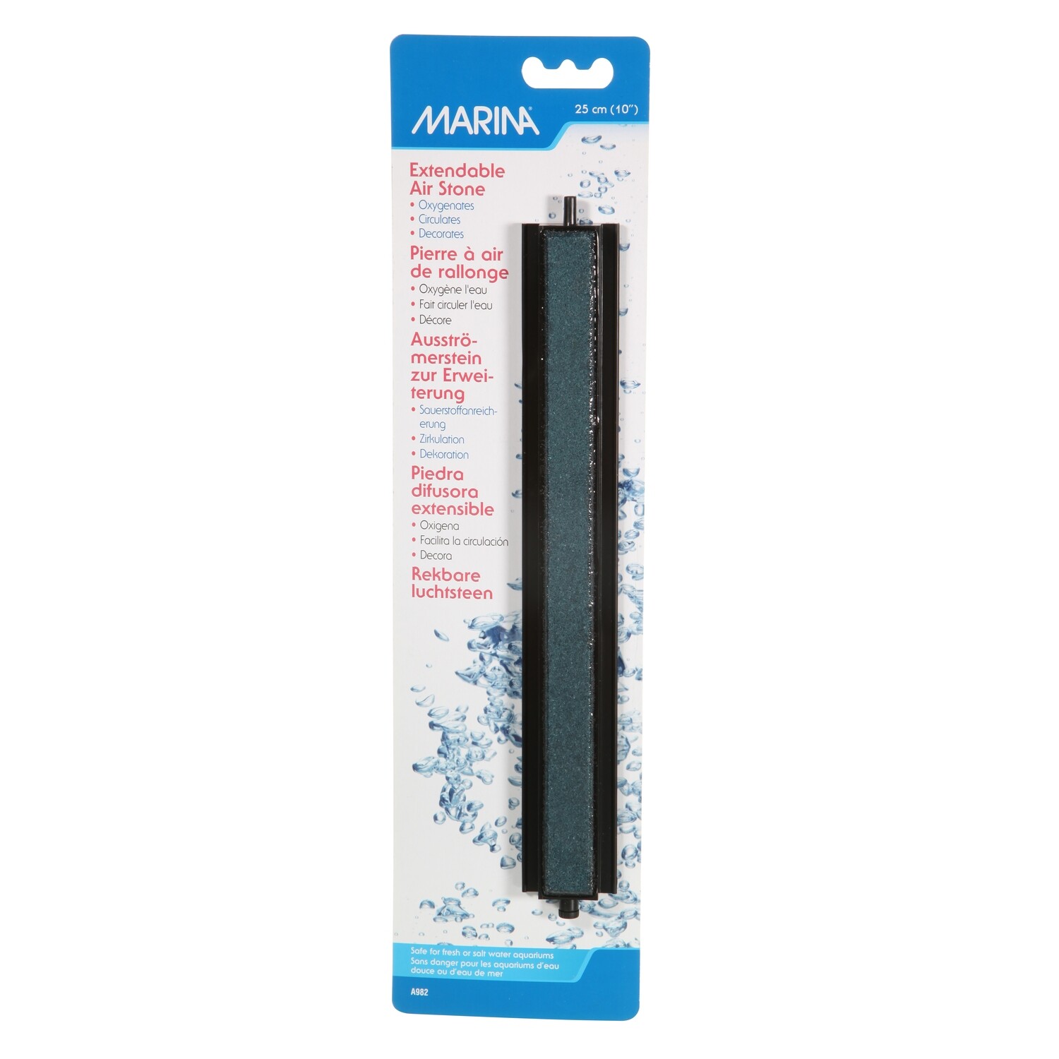 Marina - Air Stone Rectangular Extendable 10 Inch