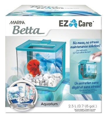 Marina 2.5L EZ-Care Betta Kit - Blue