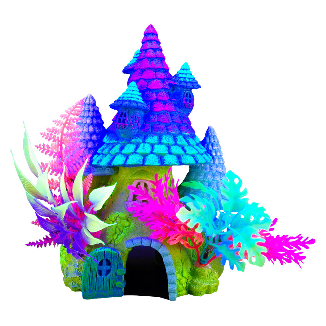 Marina - iGlo Fantasy House with Plants, 8&quot;