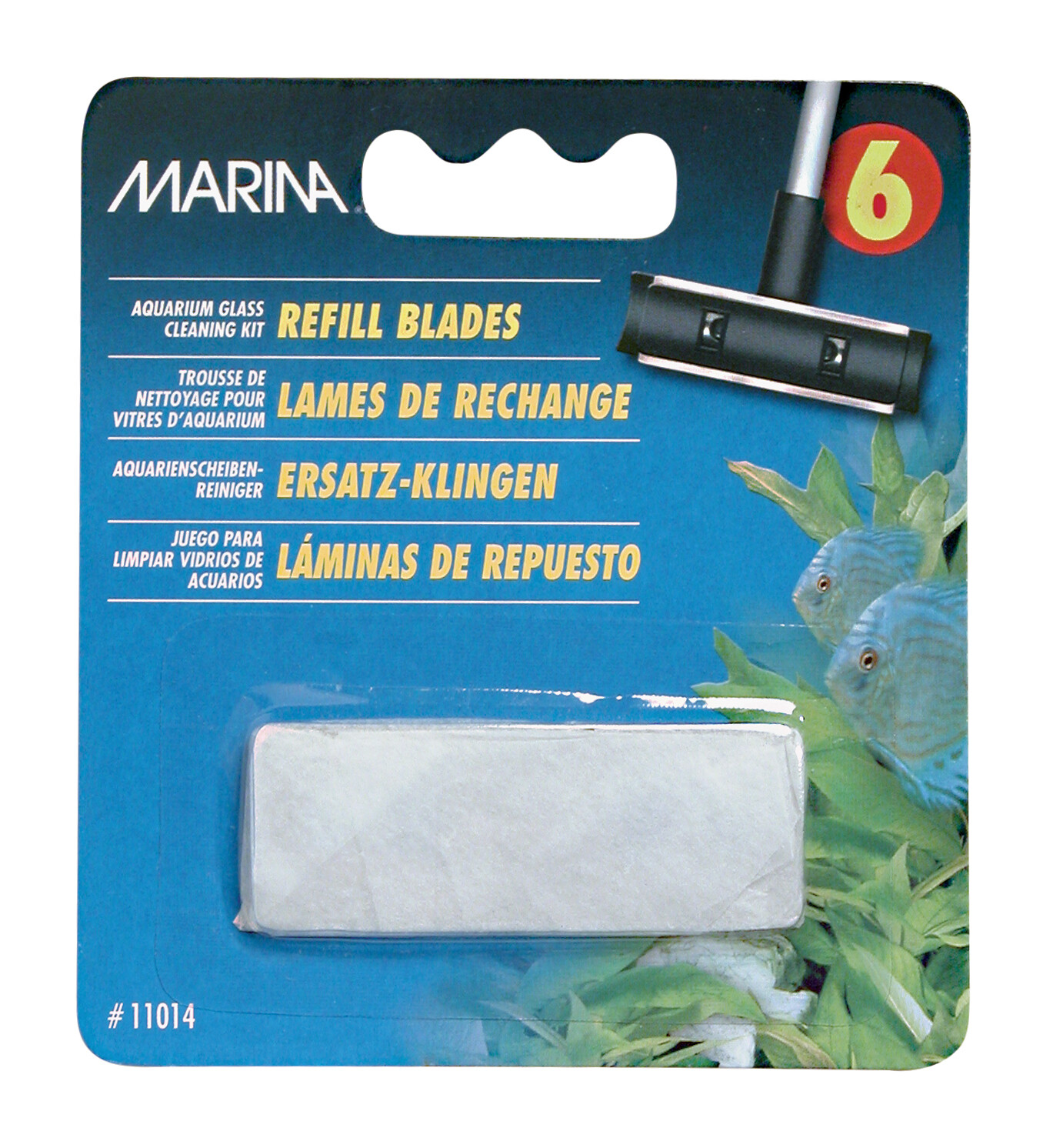 Marina - Glass Cleaning Refill Blades 6 Pack