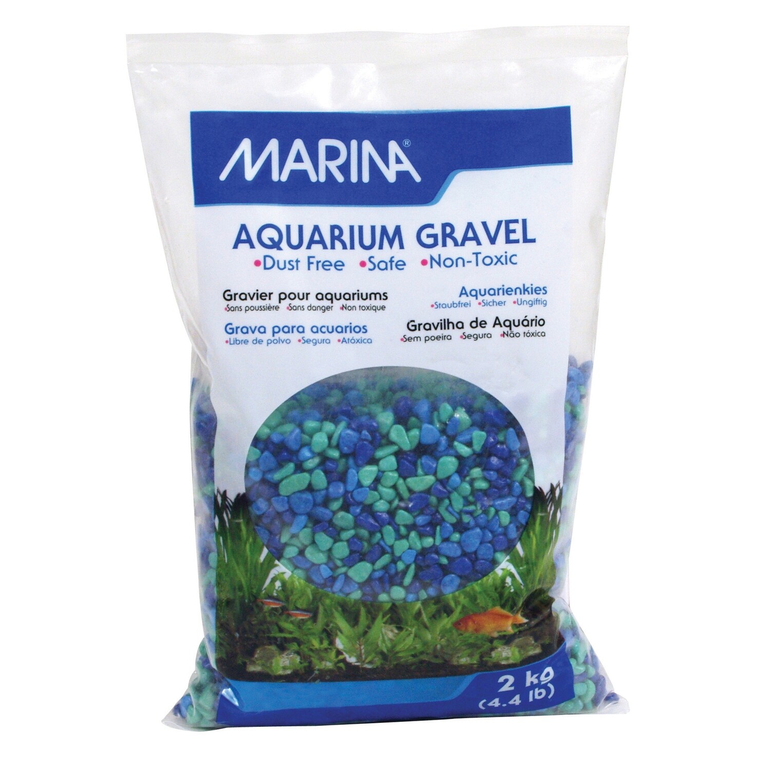 Marina - Tri Color Blue Decorative Gravel 2kg