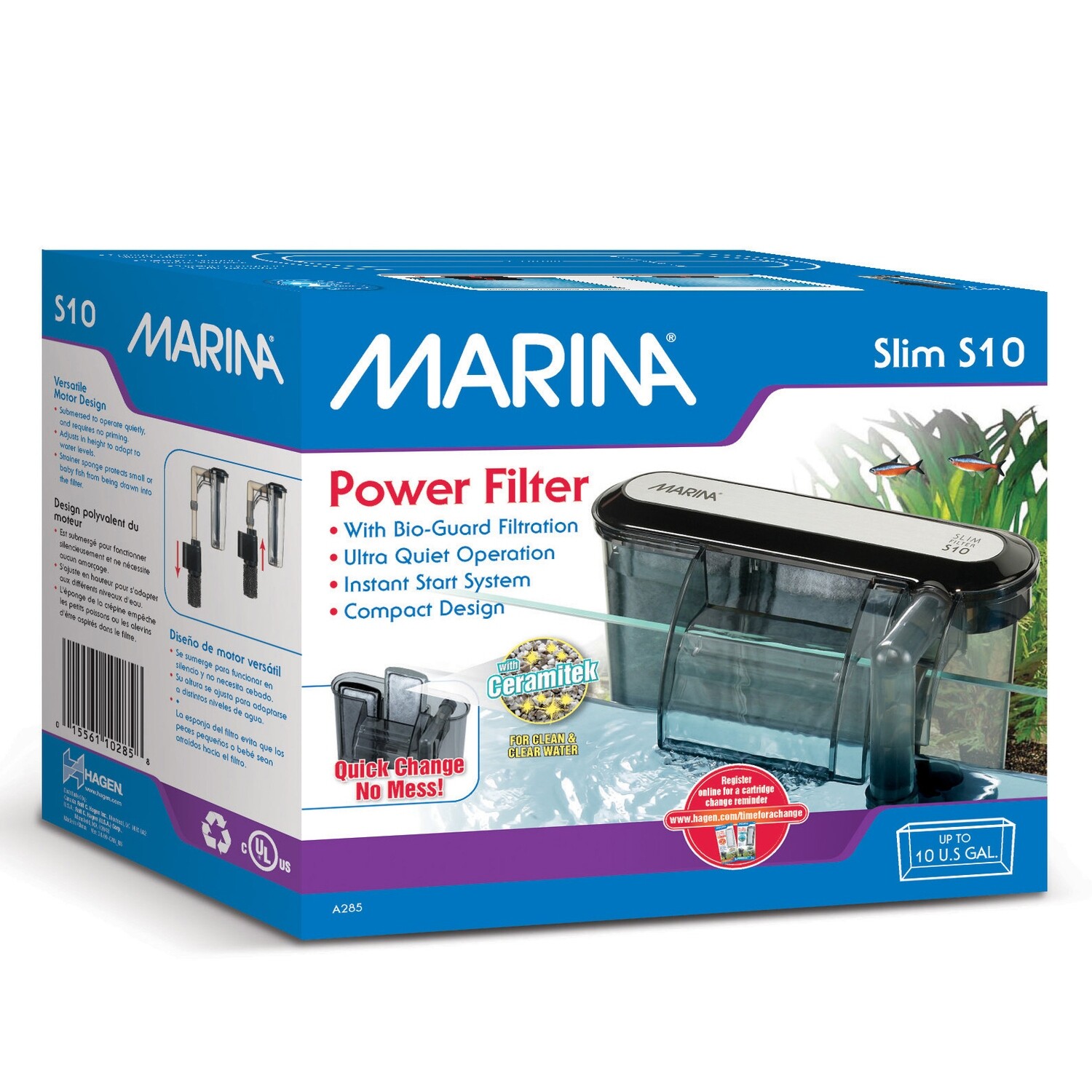 Marina Slim Mini Power Filter - up to 19 L (5 US Gal)