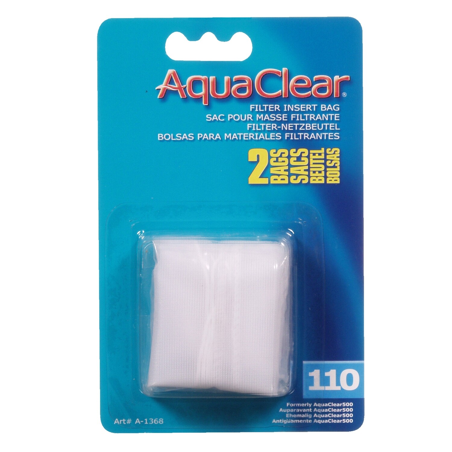 AquaClear - Nylon Filter Media Bags for AquaClear 110 Power Filter, 2 pack